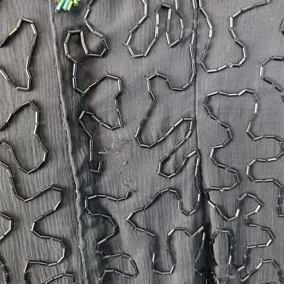 VINTAGE SCALA Beaded 80s Embellished Dress - Picture 13 of 16